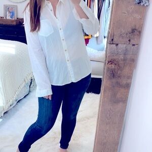 Broadway & Broome button down top size large